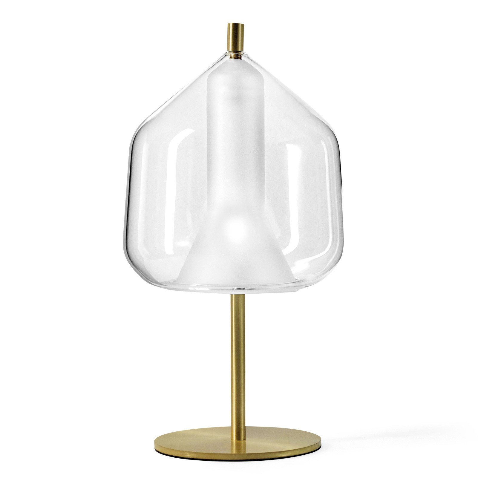 Lampă masă X-Ray abajur h=18 cm transparent