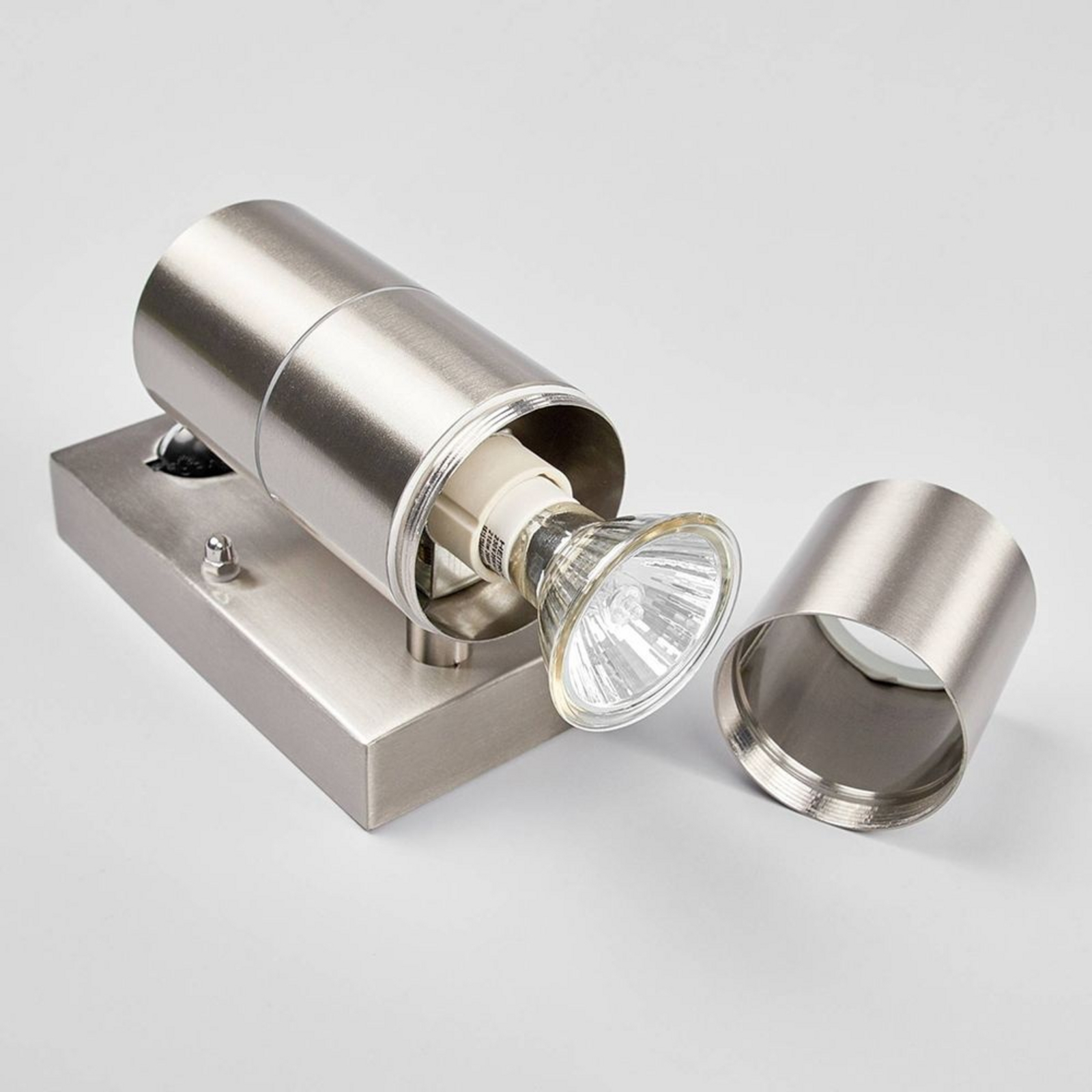 Eyrin Aplique de Pared Exterior w/Sensor Steel - Lindby