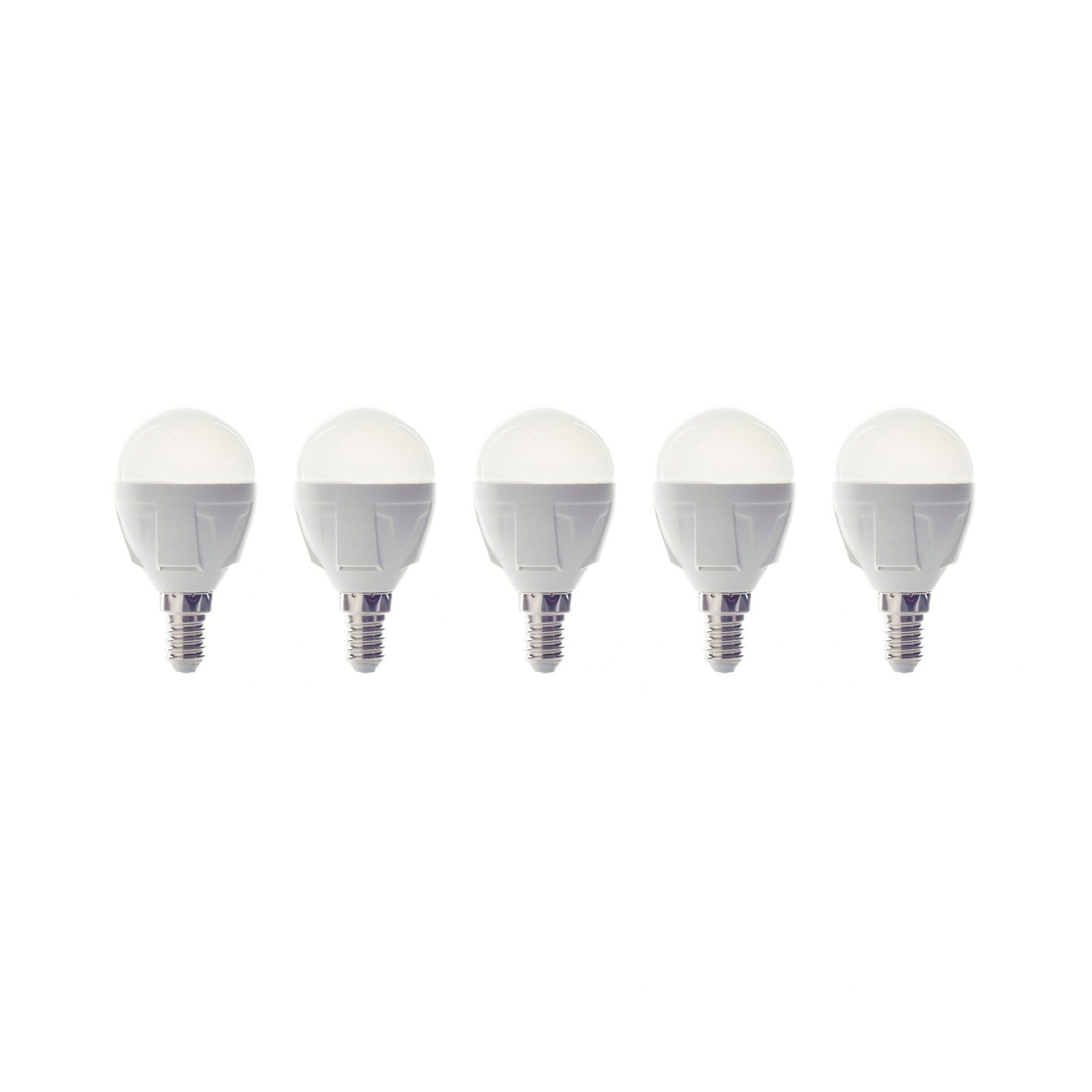 LED-Tropfenlampe E14 4,9W 830 470 Lumen 5er-Set