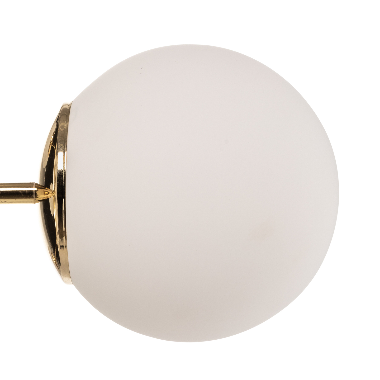 Caroll ceiling light 8-bulb opal/brass