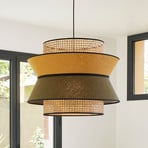 MARKET SET Singapour XL pendant light, khaki/curry