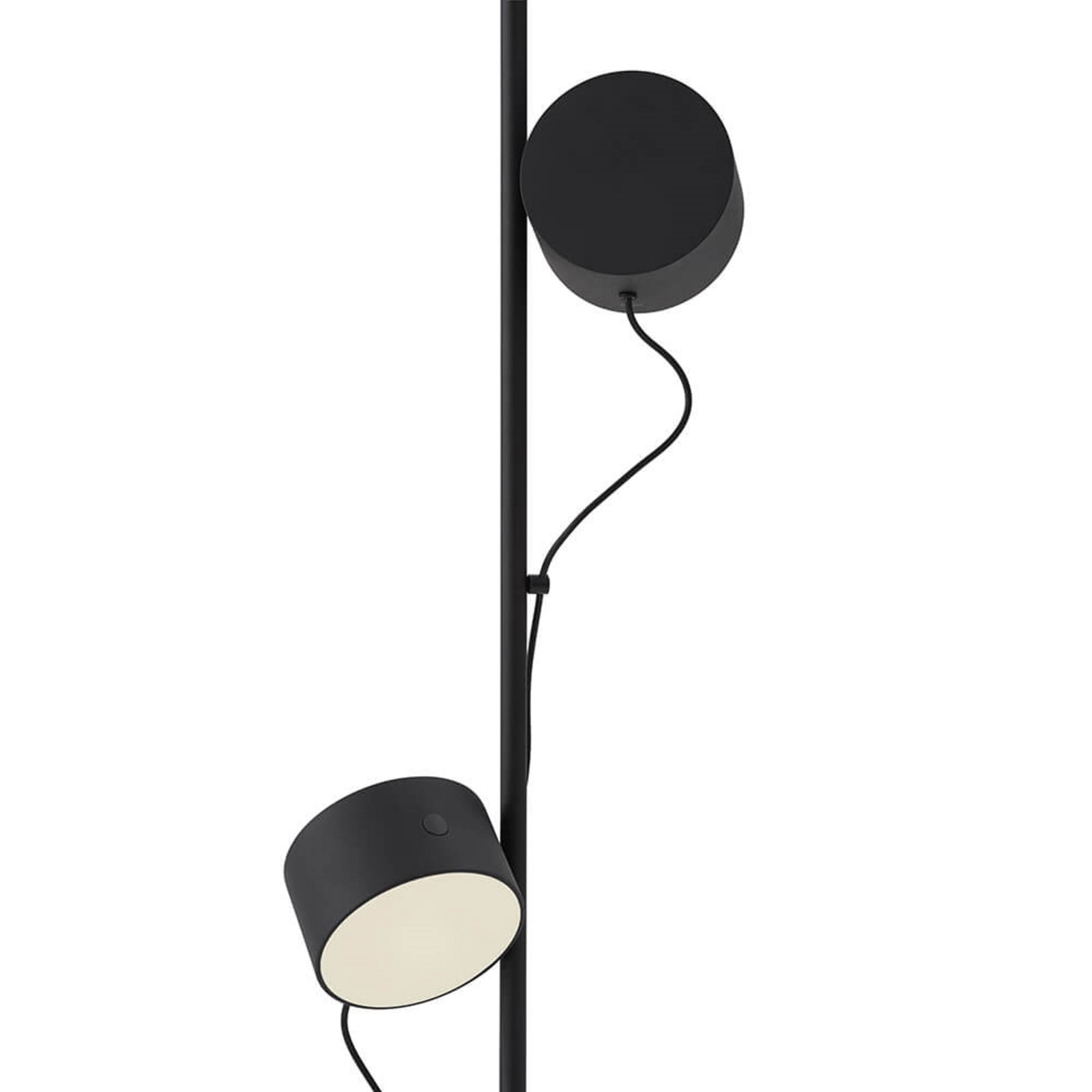 Post Stehleuchte Black Muuto - Wohnzimmer - Metall