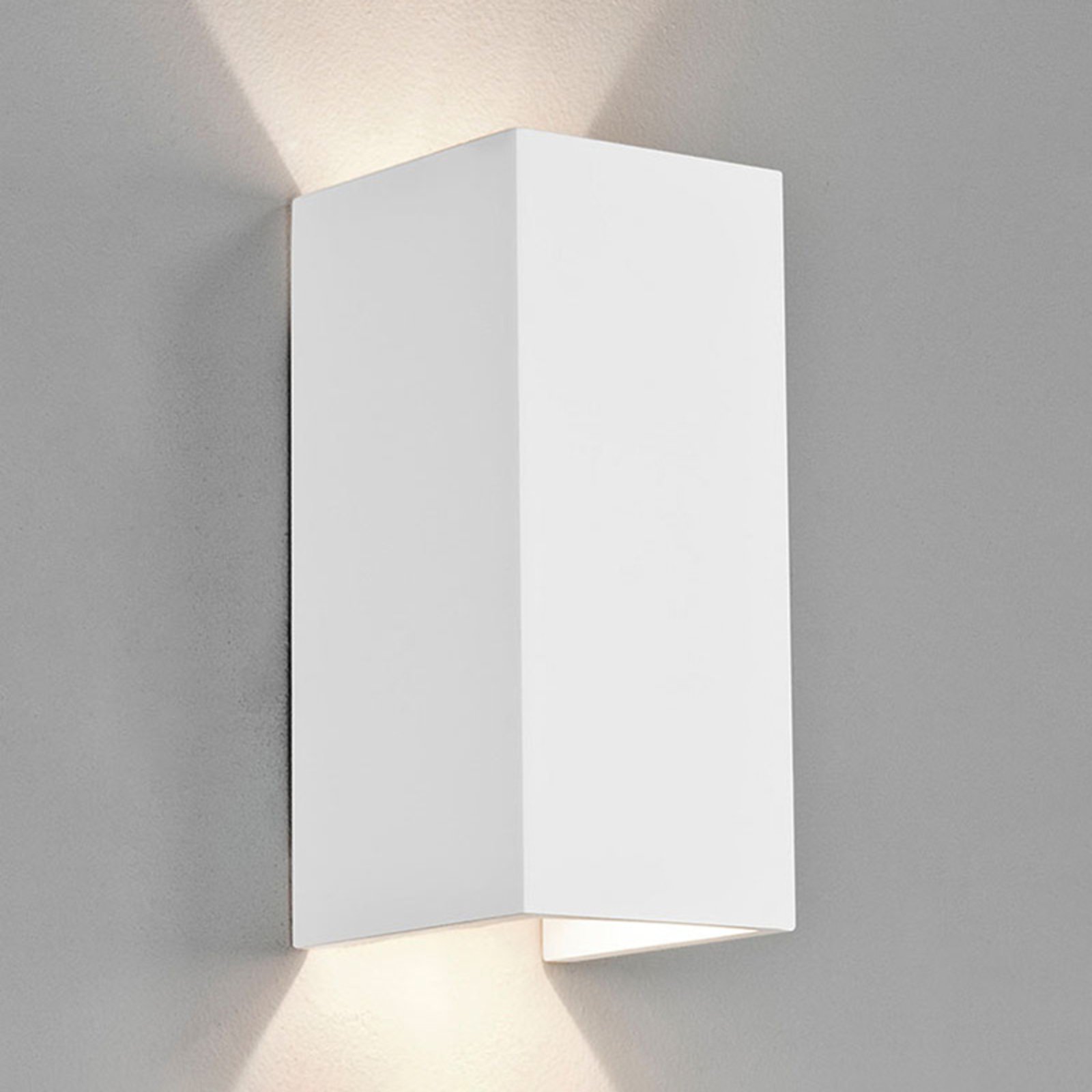 Astro Parma 210 LED wall light, plaster, 2,700 K, for Living / Dining Room, plaster, 8 W, energy efficiency: A, W: 9 cm, H: 21 cm