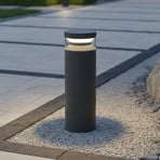 Baliza LED Ideal Lux Boeing, negro, altura 40 cm