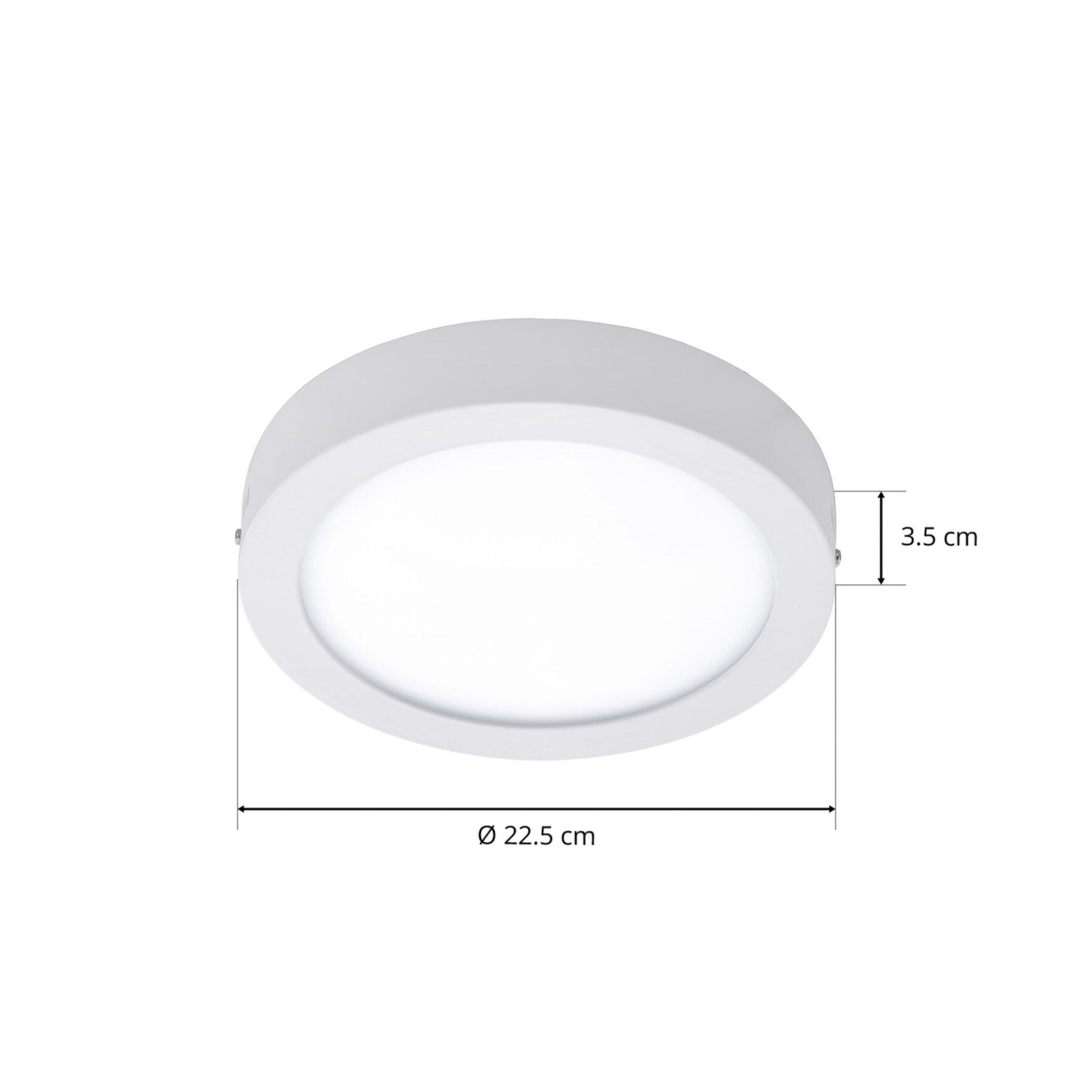 EGLO connect Fueva-C lamp round 22.5 cm white