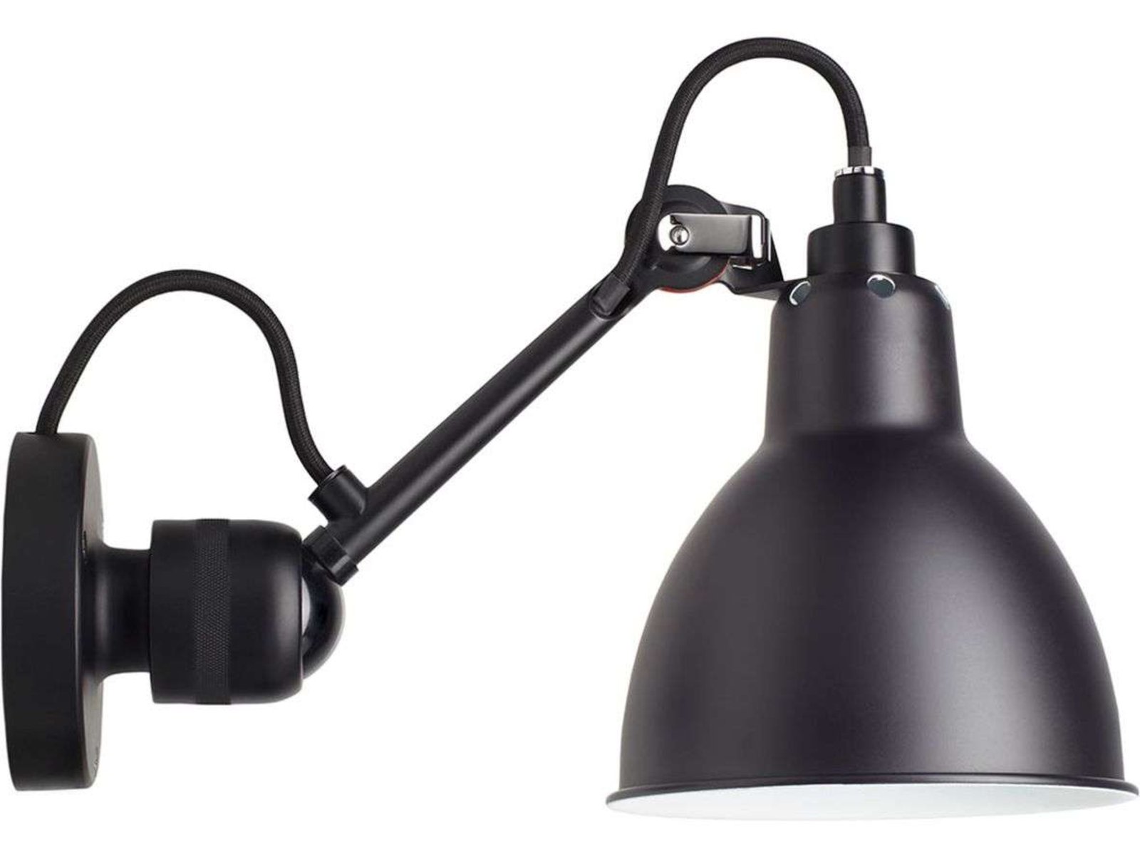 304 Vägglampa Svart - Lampe Gras