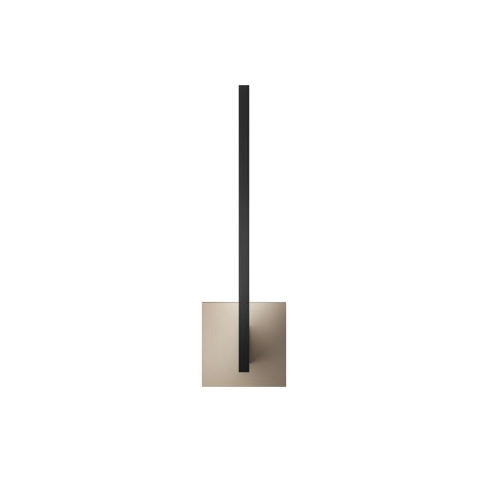 Inlay W2 Linear Vägglampa Matt Black/Silver Gold - Light-Point