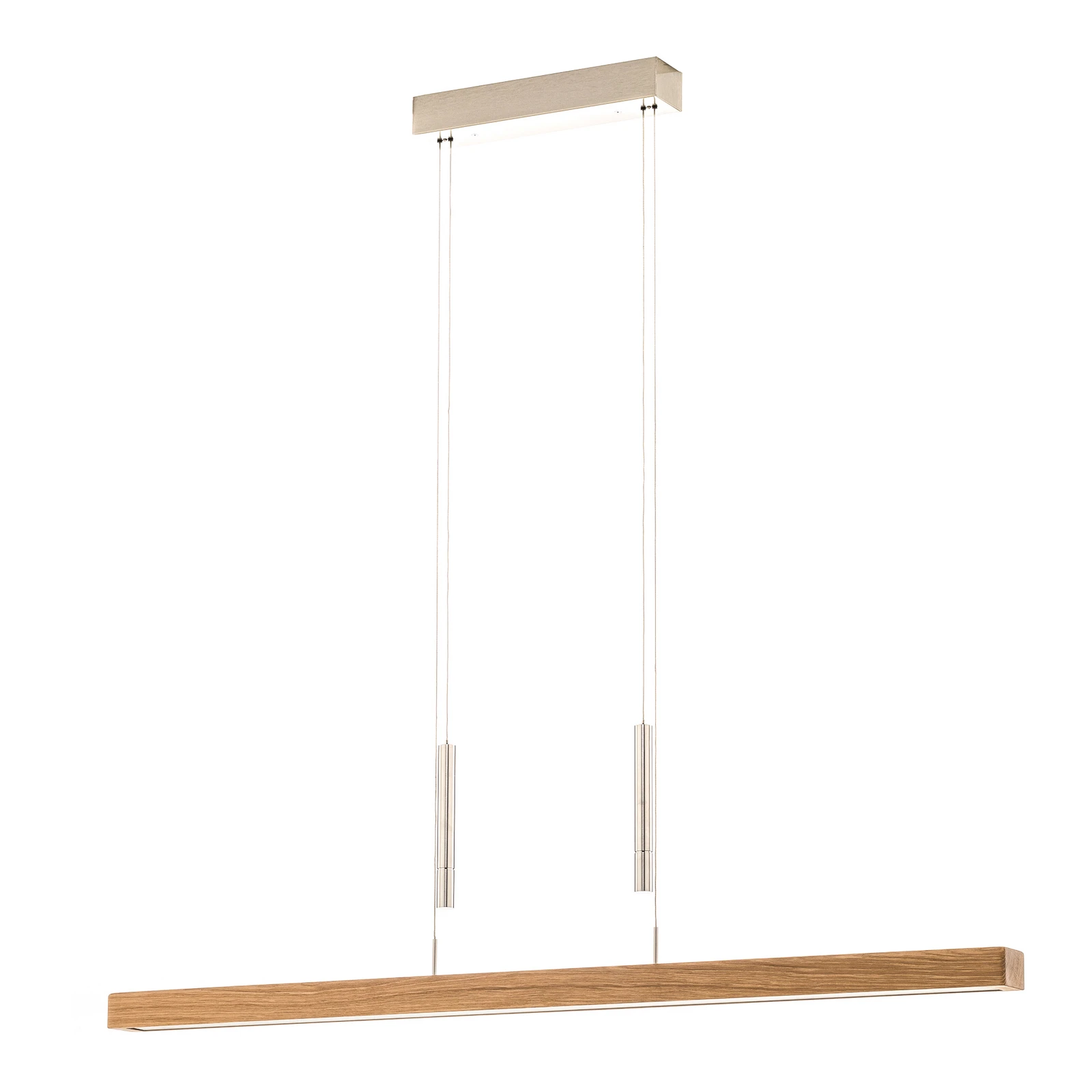 HerzBlut Leonora viseća lampa Down 121cm prirodni hrast