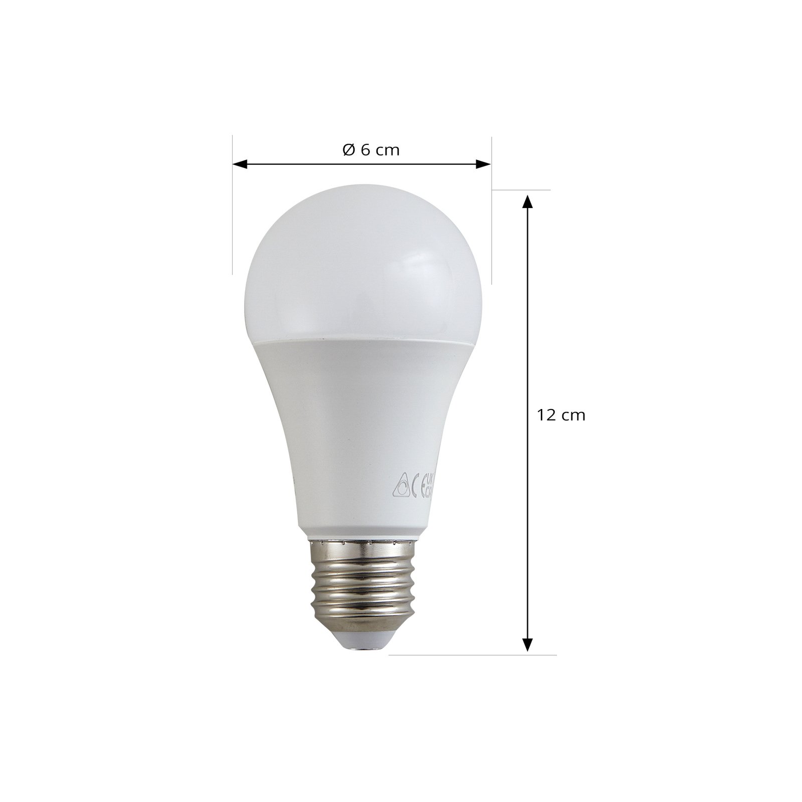 Λαμπτήρας LED, οπαλ, E27, 3,8 W, 4000K, 806 lumen