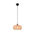Inga pendant light with rattan shade