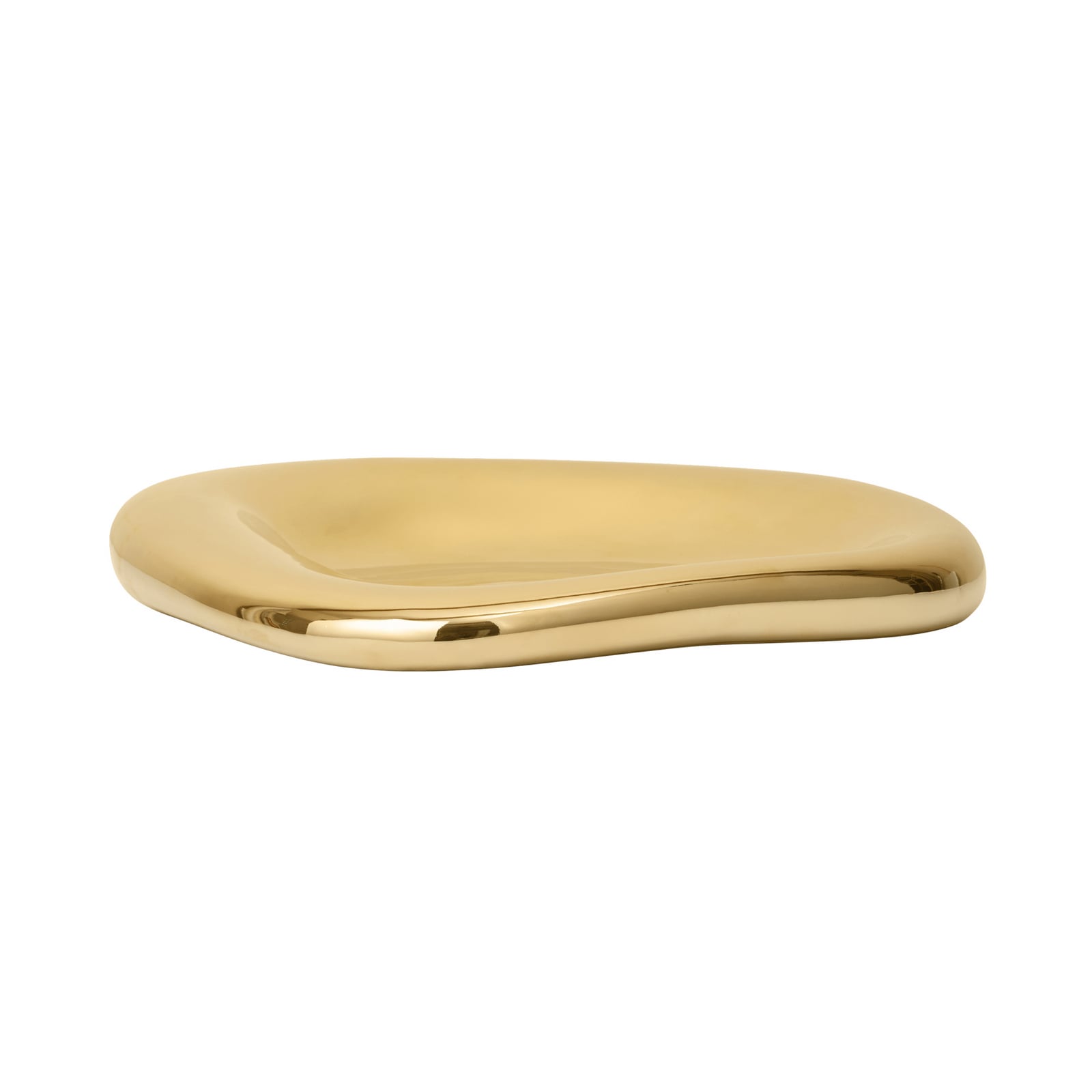 Cuenco Bellure, porcelana, latón, Ø 35 cm - ferm LIVING