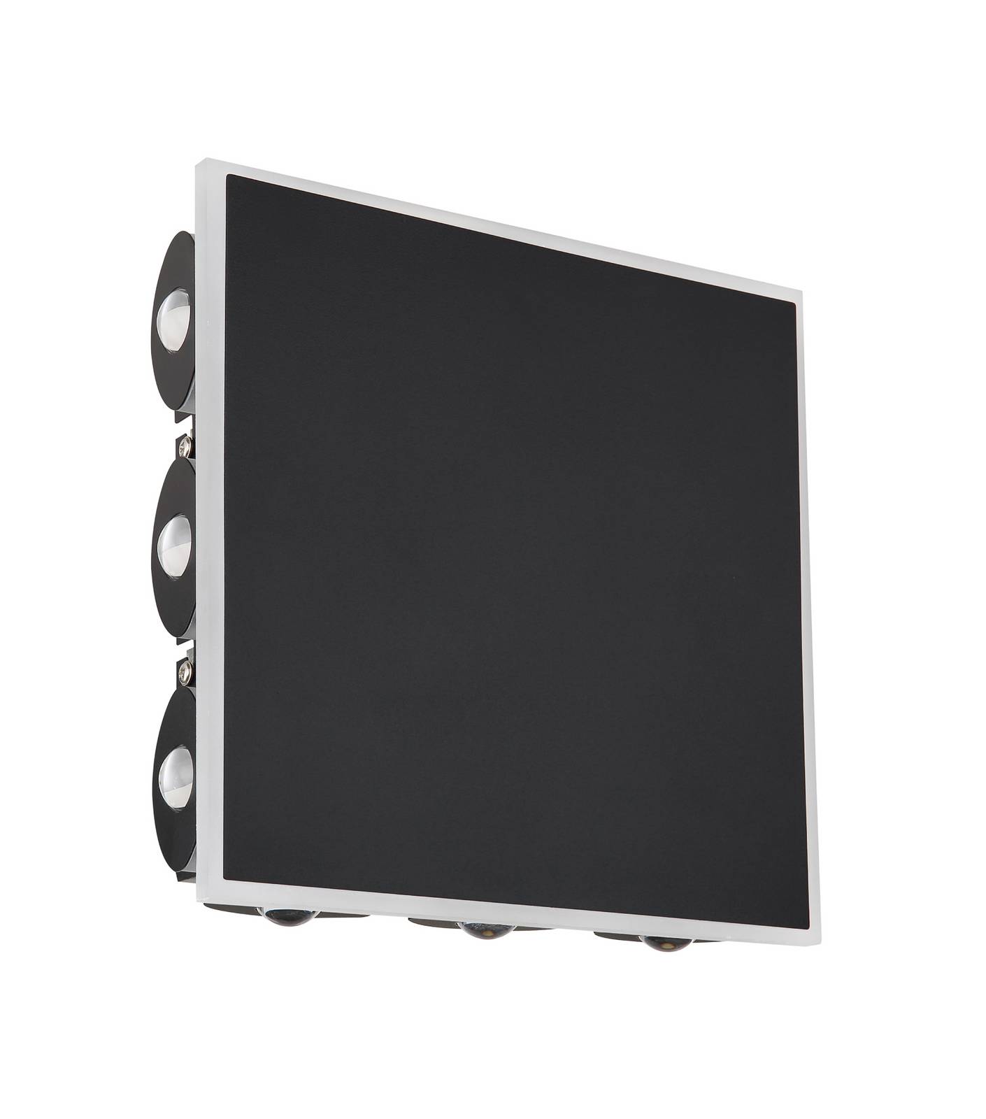 LED-Wandlampe Saidy, Breite 22 cm, schwarz, Metall