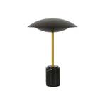 Beacon table lamp Loft, black, height 42 cm, marble base