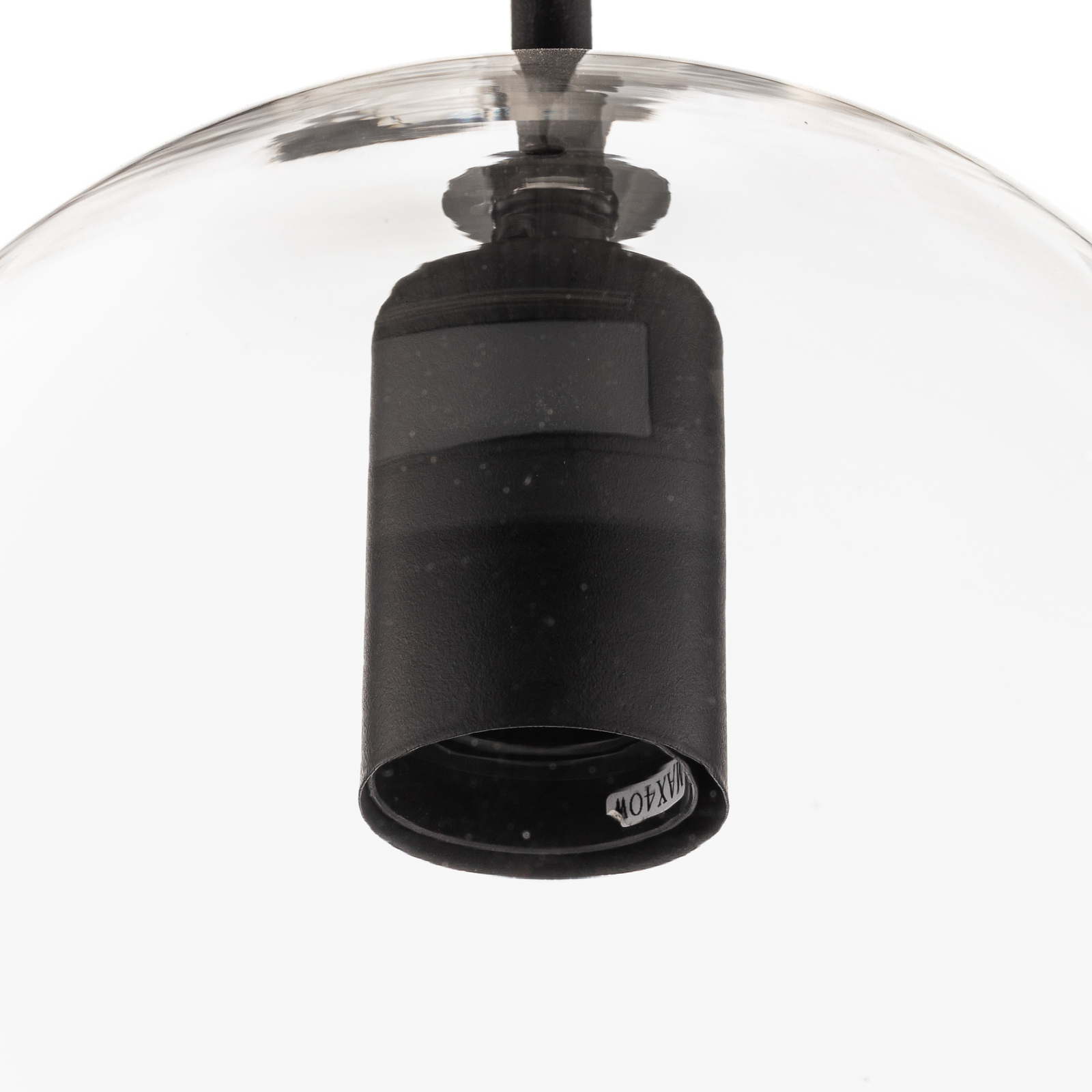 Hanglamp Sphere M met glazen kap