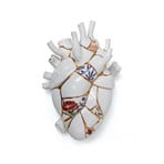 Love In Bloom Kintsugi Porcelain Heart Vase - Seletti