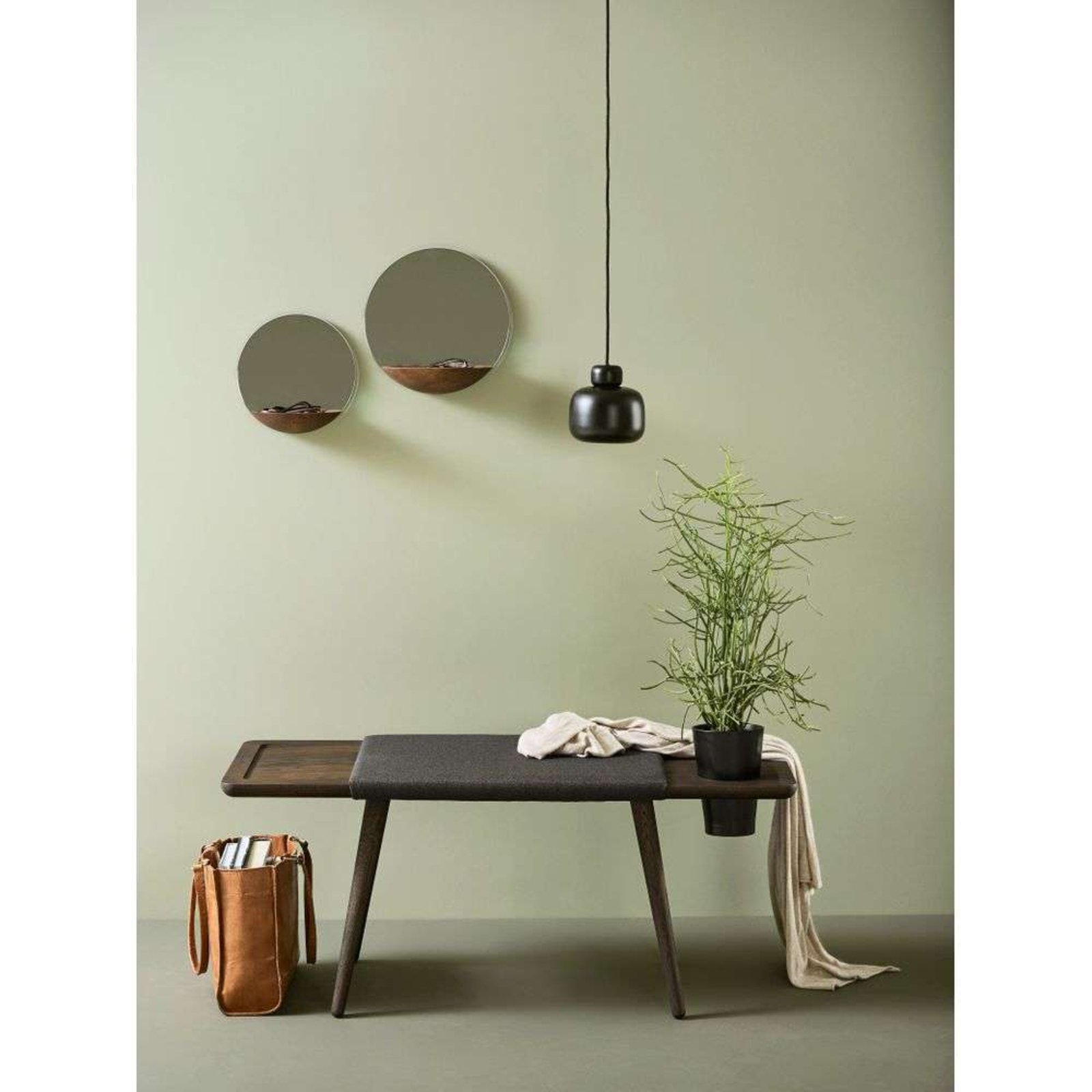 Stone Lampada a Sospensione Small Mint - Woud