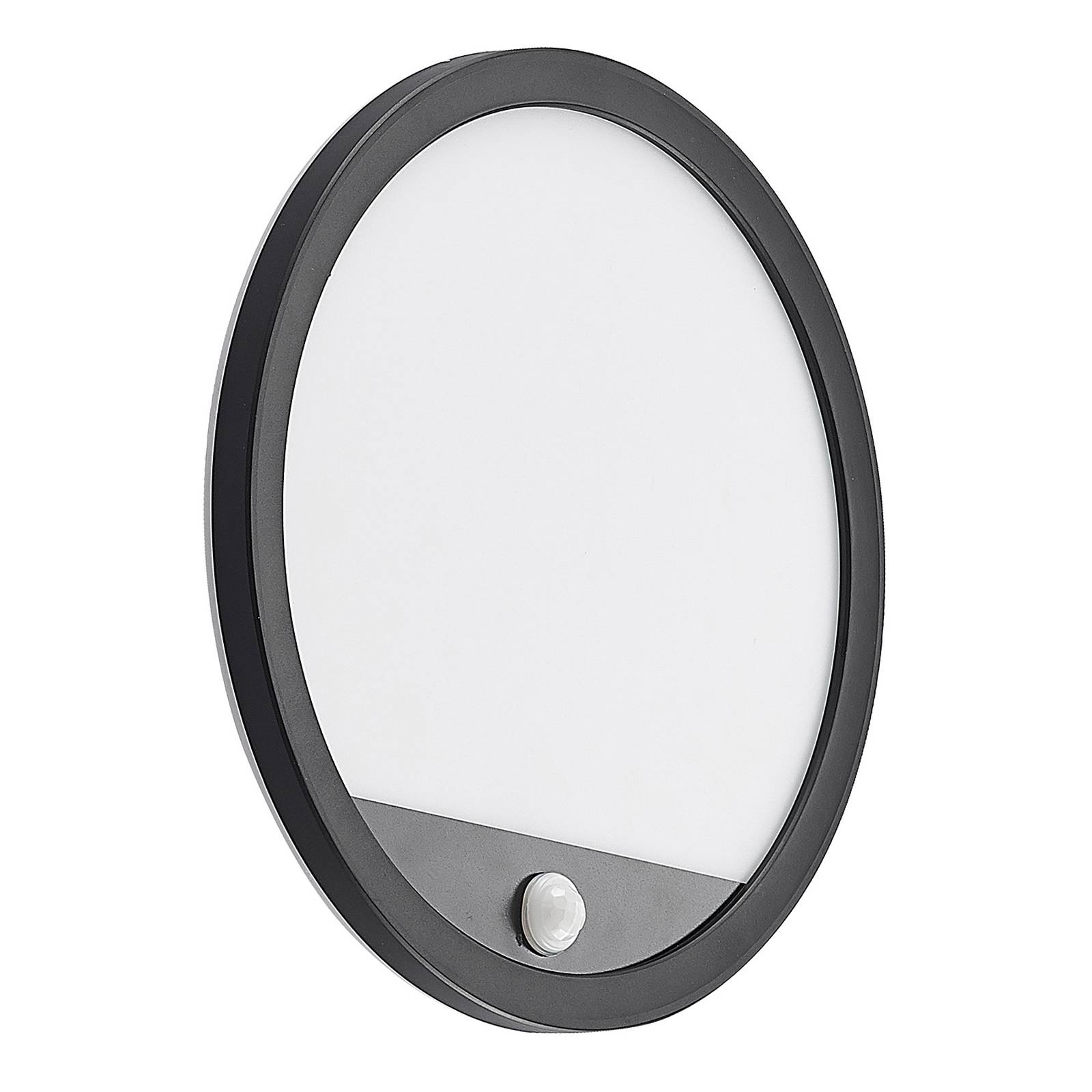 Prios Outdoor Sensor Wall Light - Modern - Black