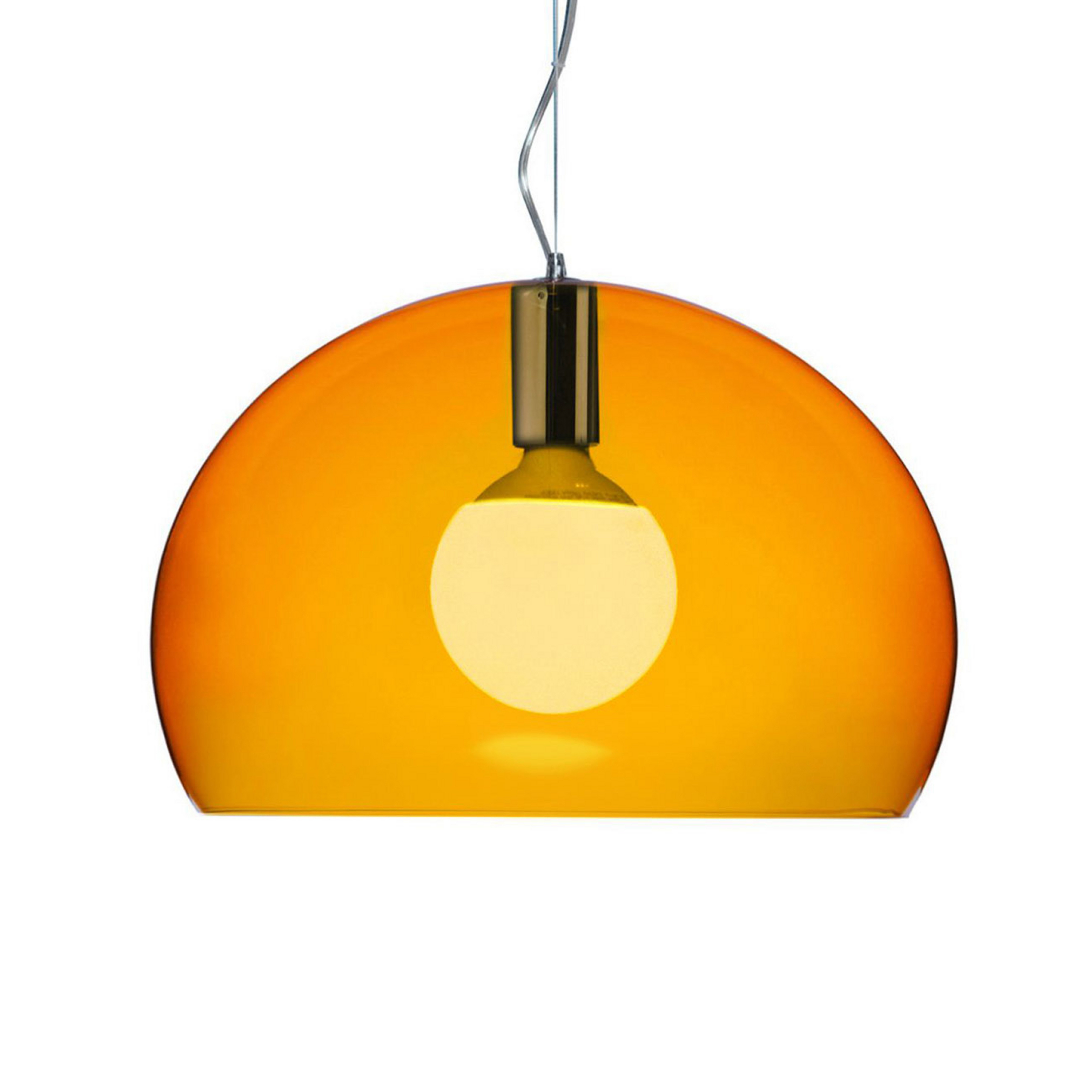 Small FL/Y Pendelleuchte Orange - Kartell