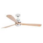 Ventilateur de plafond LED Lantau-G, Ø 168 cm, pin