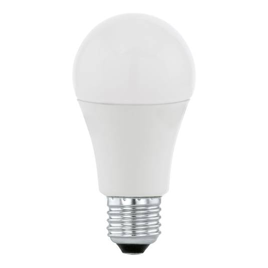 LED-lampa E27 A60 9 W, varmvit, opal