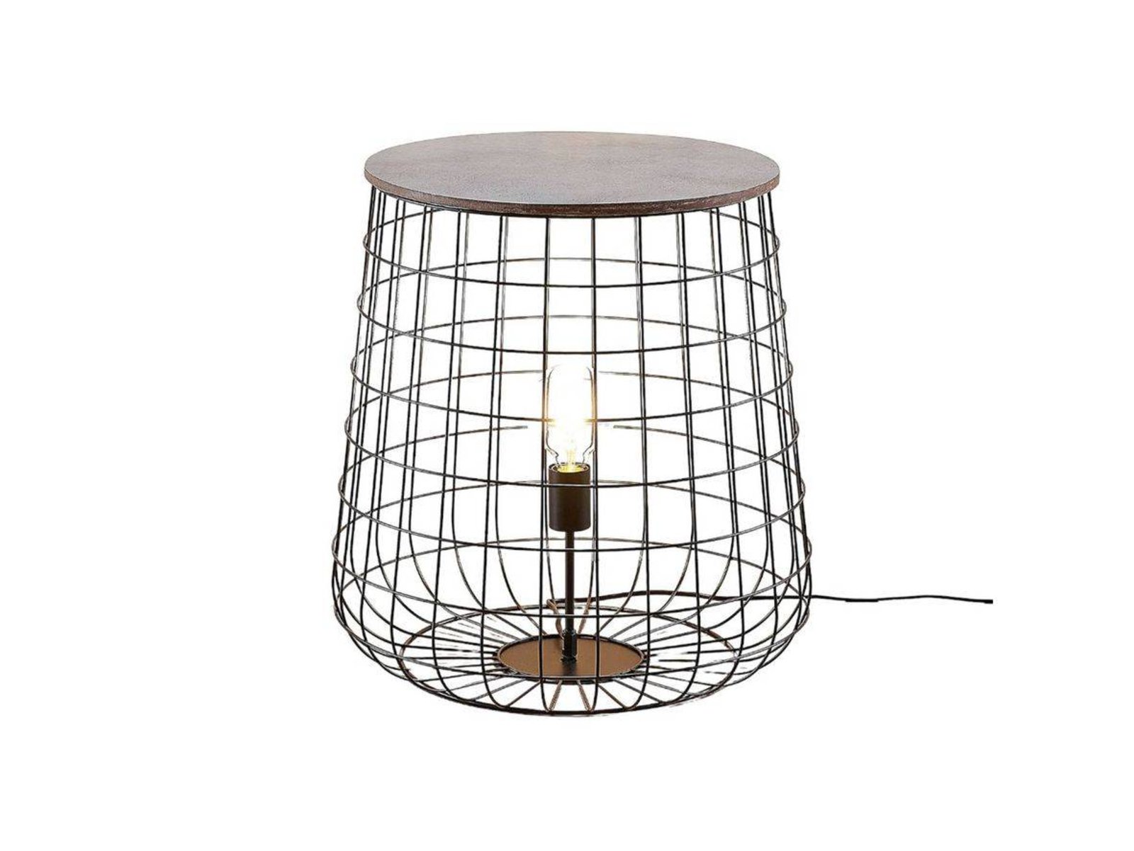 Winnie Stojaca Lampa Black/Grey - Lindby