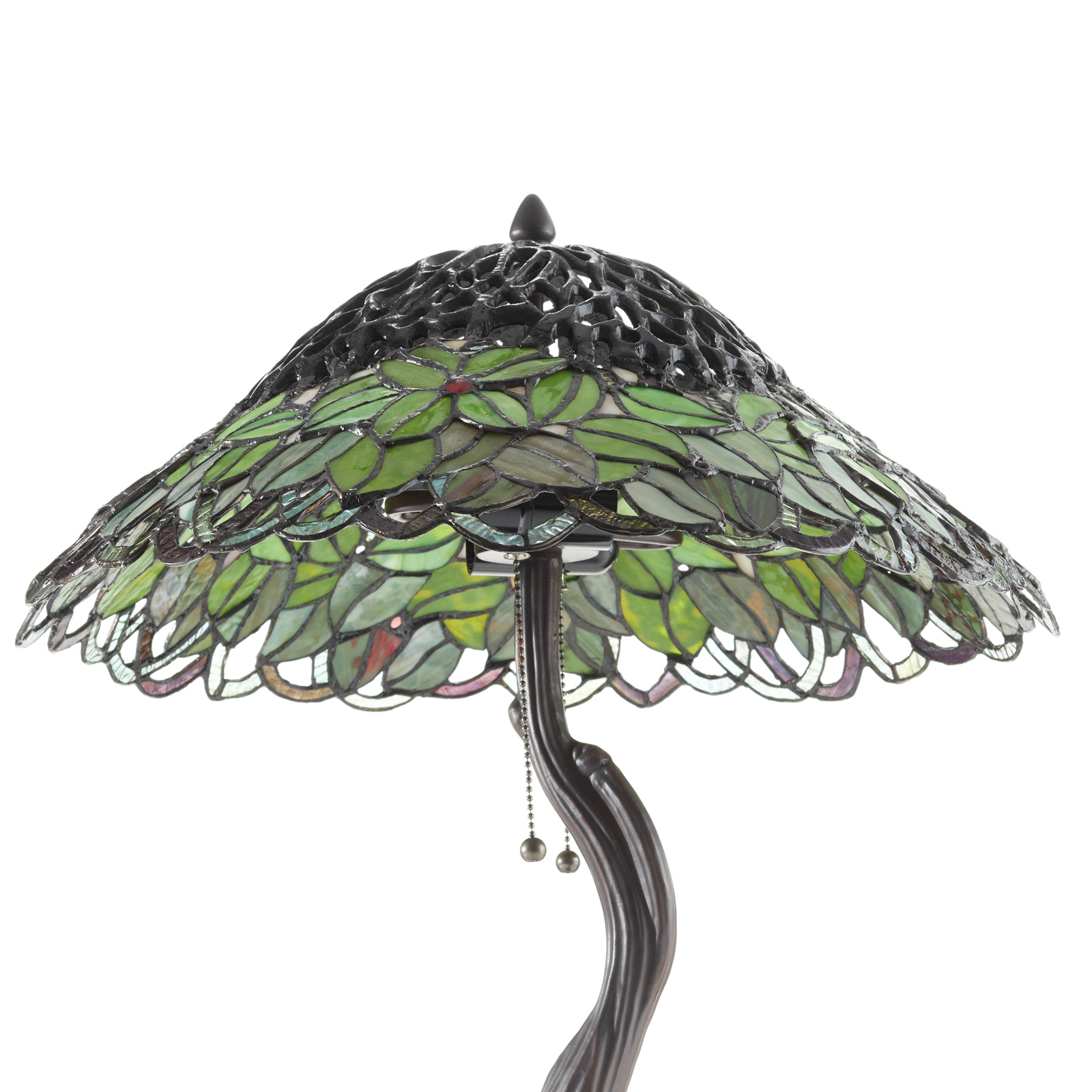 Lámpara de mesa Jamaica, estilo Tiffany