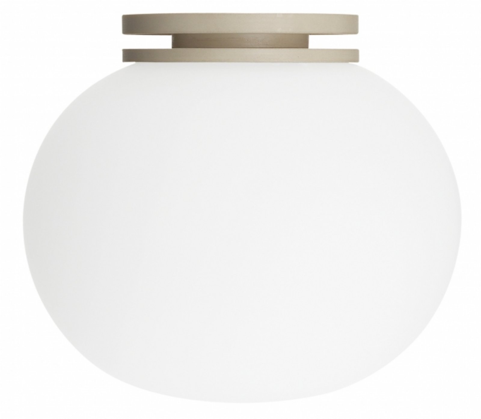 Glo-Ball Mini C/W Wall/Ceiling Lamp (Mirror Mounting) White - Flos