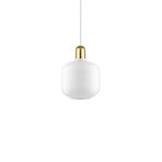 Amp Függőlámpa Small White/Brass - Normann Copenhagen