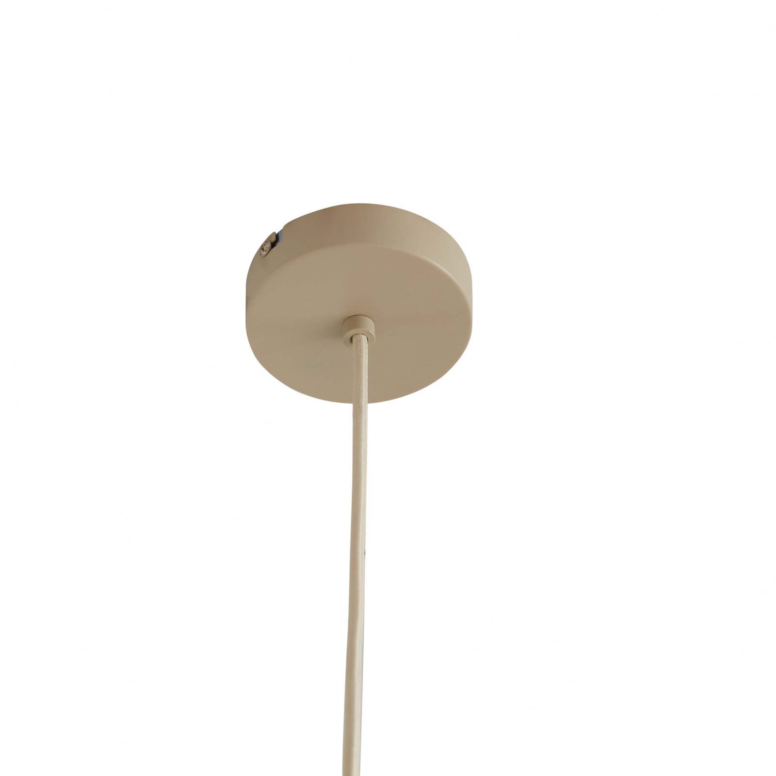 Lindby pendant light Valdorin, beige, paper, Ø 40 cm, E27