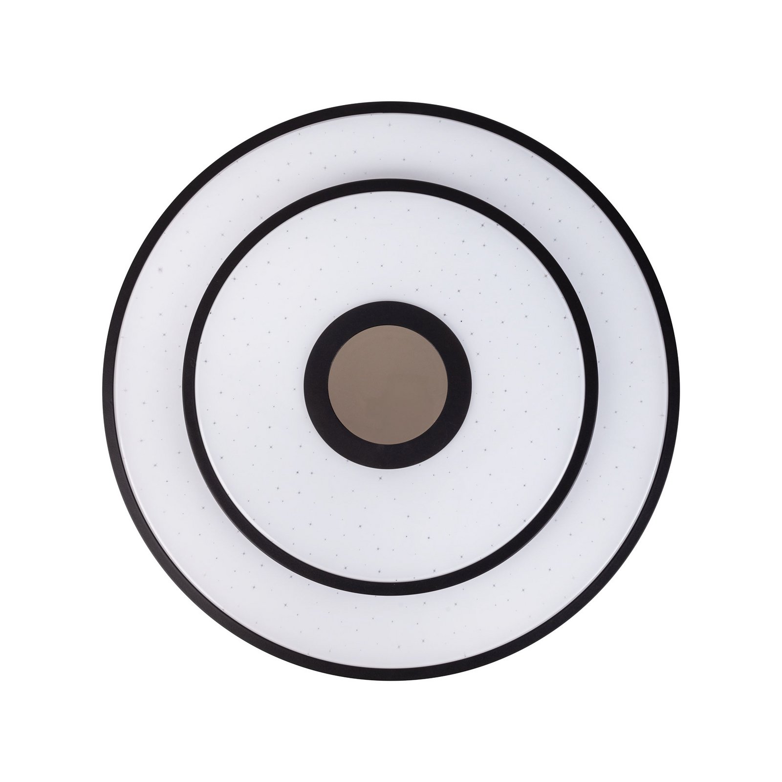 Genua LED ceiling lamp, black, iron, CCT, remote control Genua LED ceiling lamp, black, iron, CCT, remote control