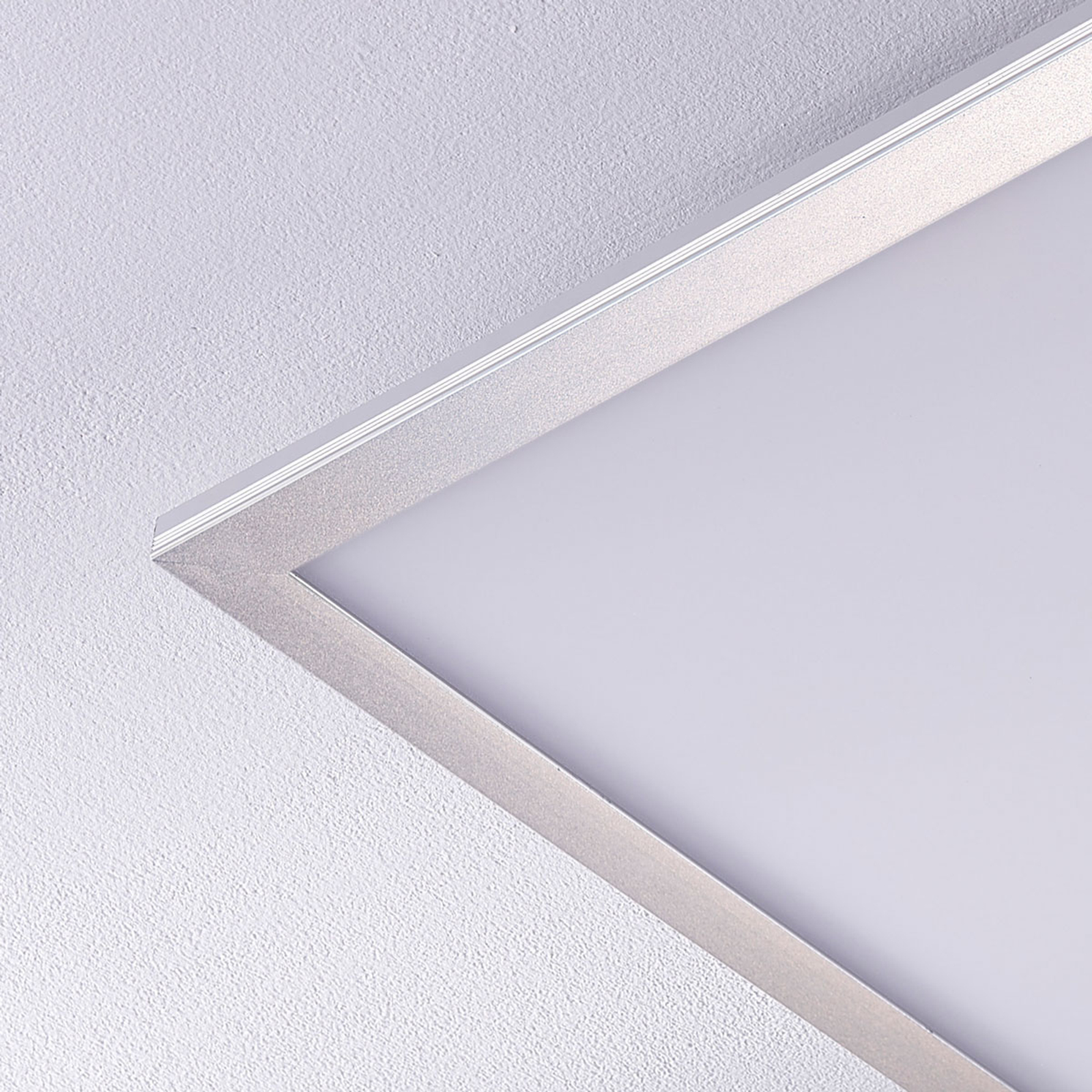 Lindby LED panel Livel, CCT, 62 cm x 62 cm, aluminium