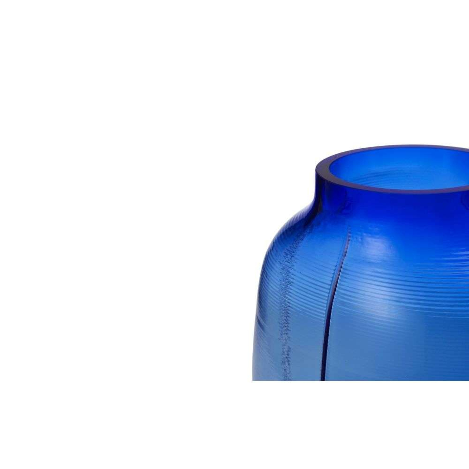 Step Vase H23 Blue - Normann Copenhagen