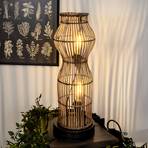 Namizna svetilka iz bambusa, naravni bambus