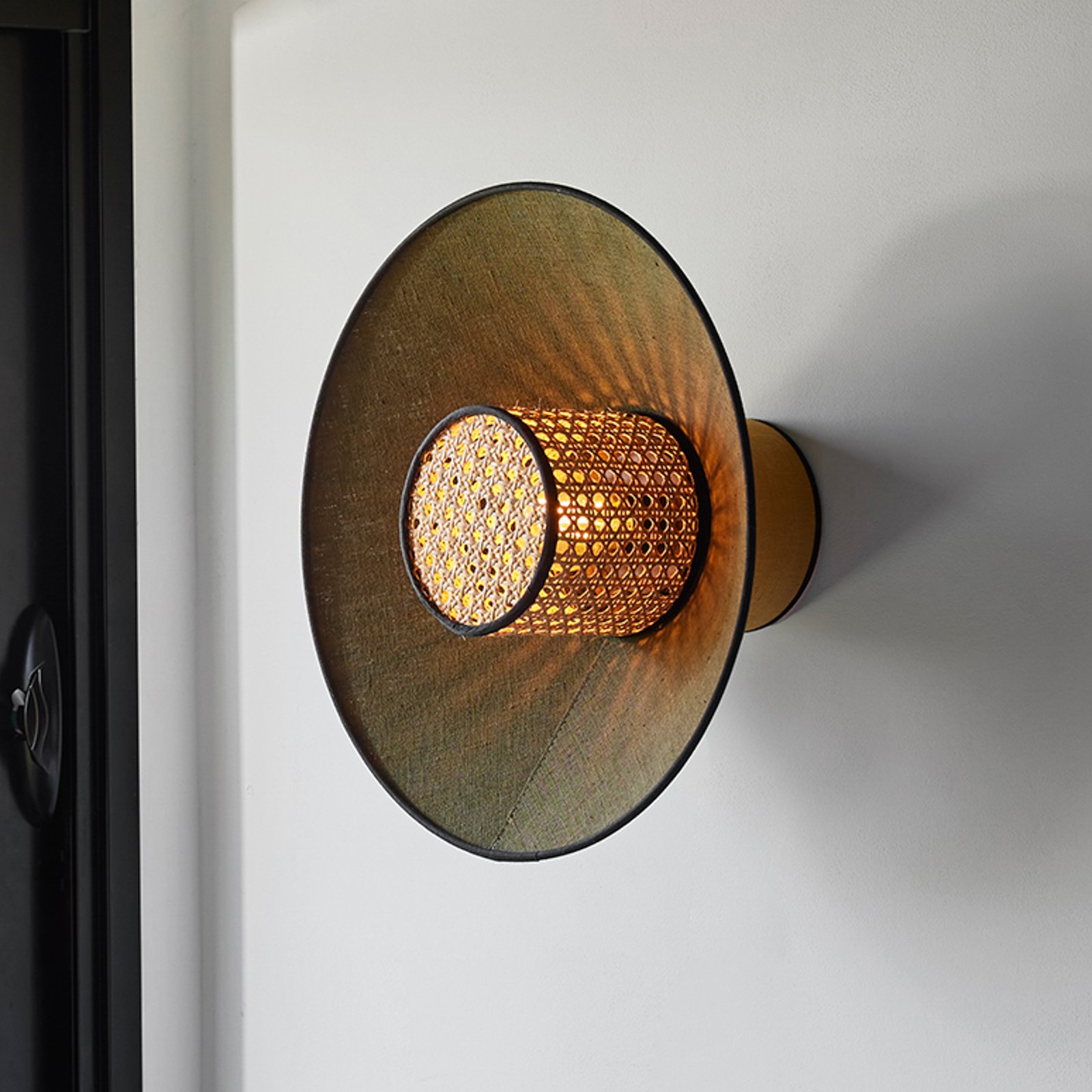 Singapour Wandleuchte, khaki/curry - MARKET SET Singapour Wandleuchte, khaki/curry - MARKET SET