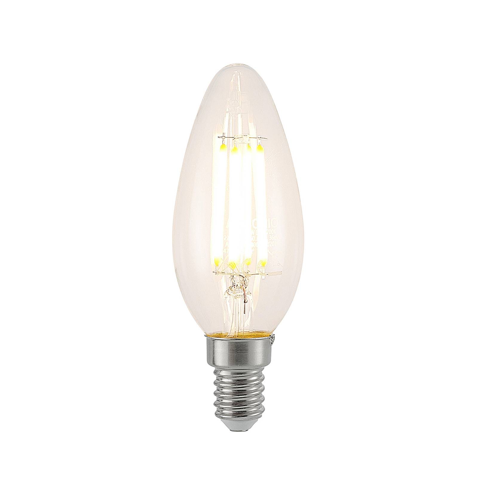 LED lámpa E14 izzószál 4W 2700K 3 fokoz. dimmer