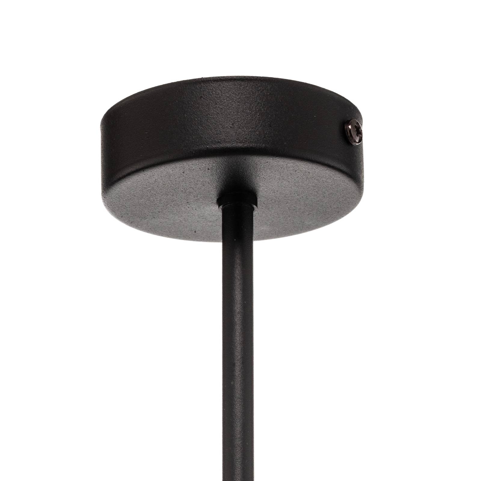 Lampa sufitowa Space, 4-punktowa, czarna/opalowa