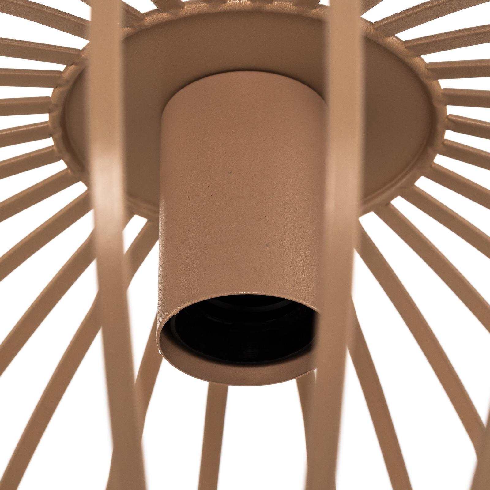 Lindby Maivi висяща лампа клетка крем 40 cm