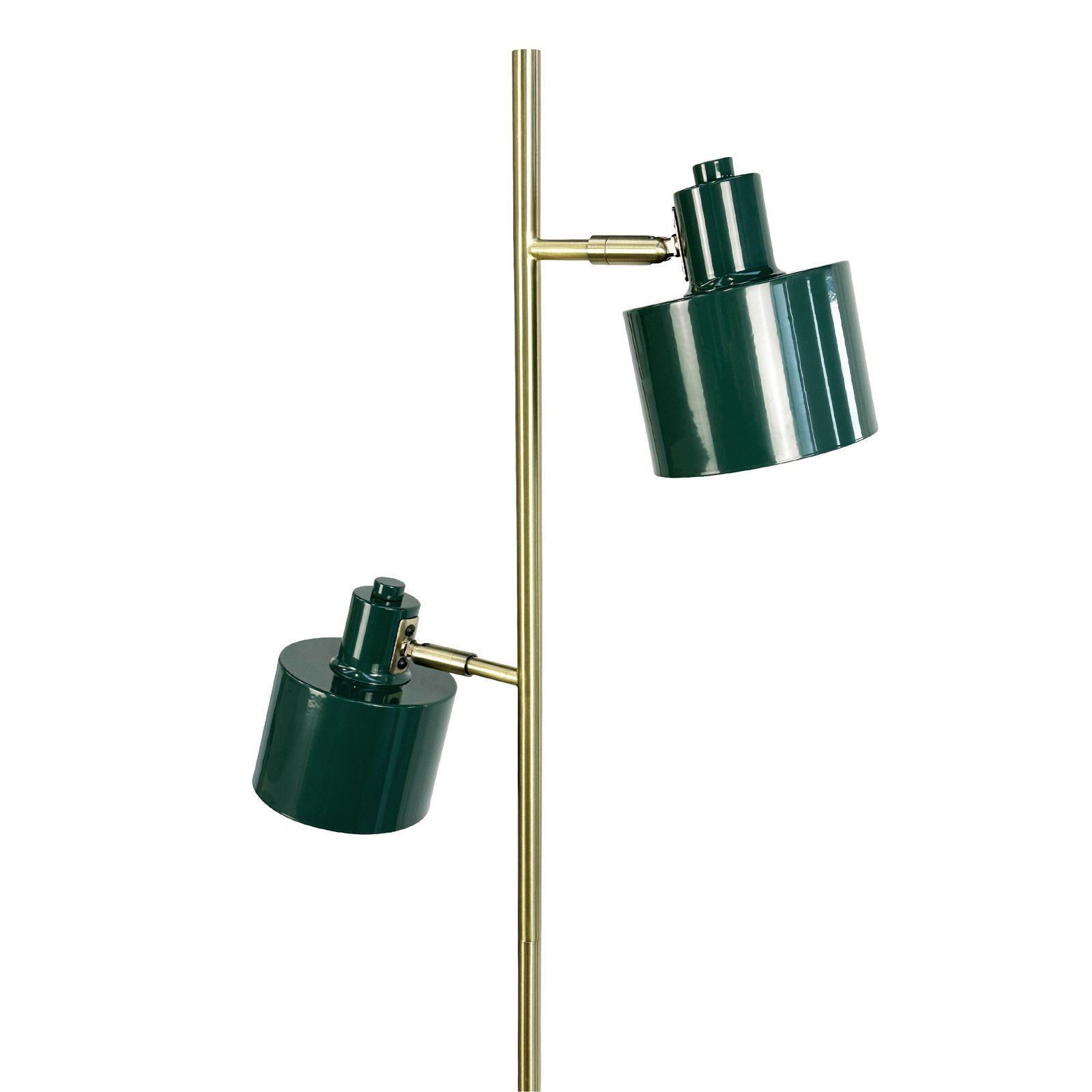 Dyberg Larsen Ocean floor lamp, dark green, 160 cm, 2-bulb.