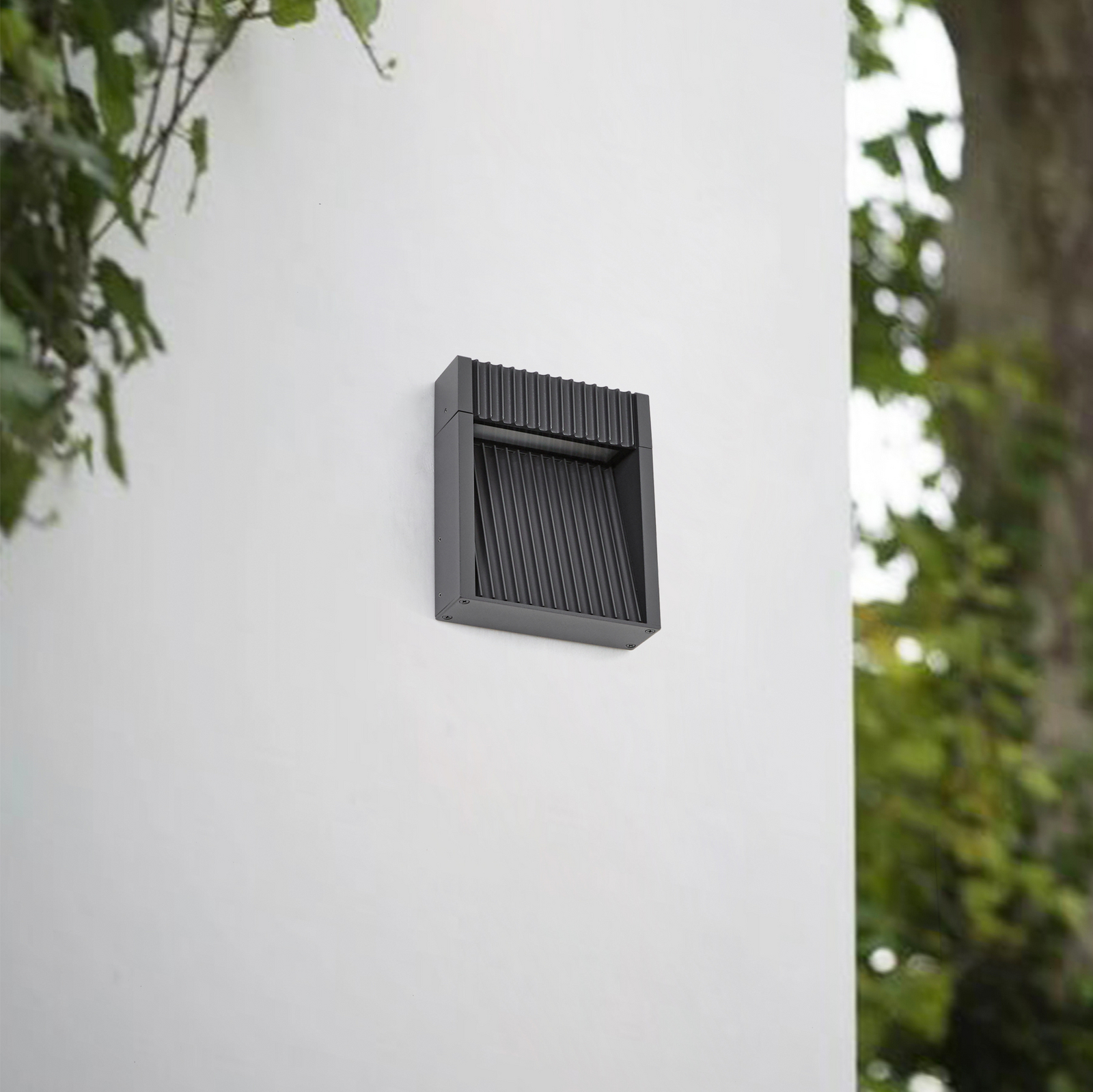 Tavion LED vonkajšie nástenné svietidlo, antracitová farba, IP65, 16 cm -