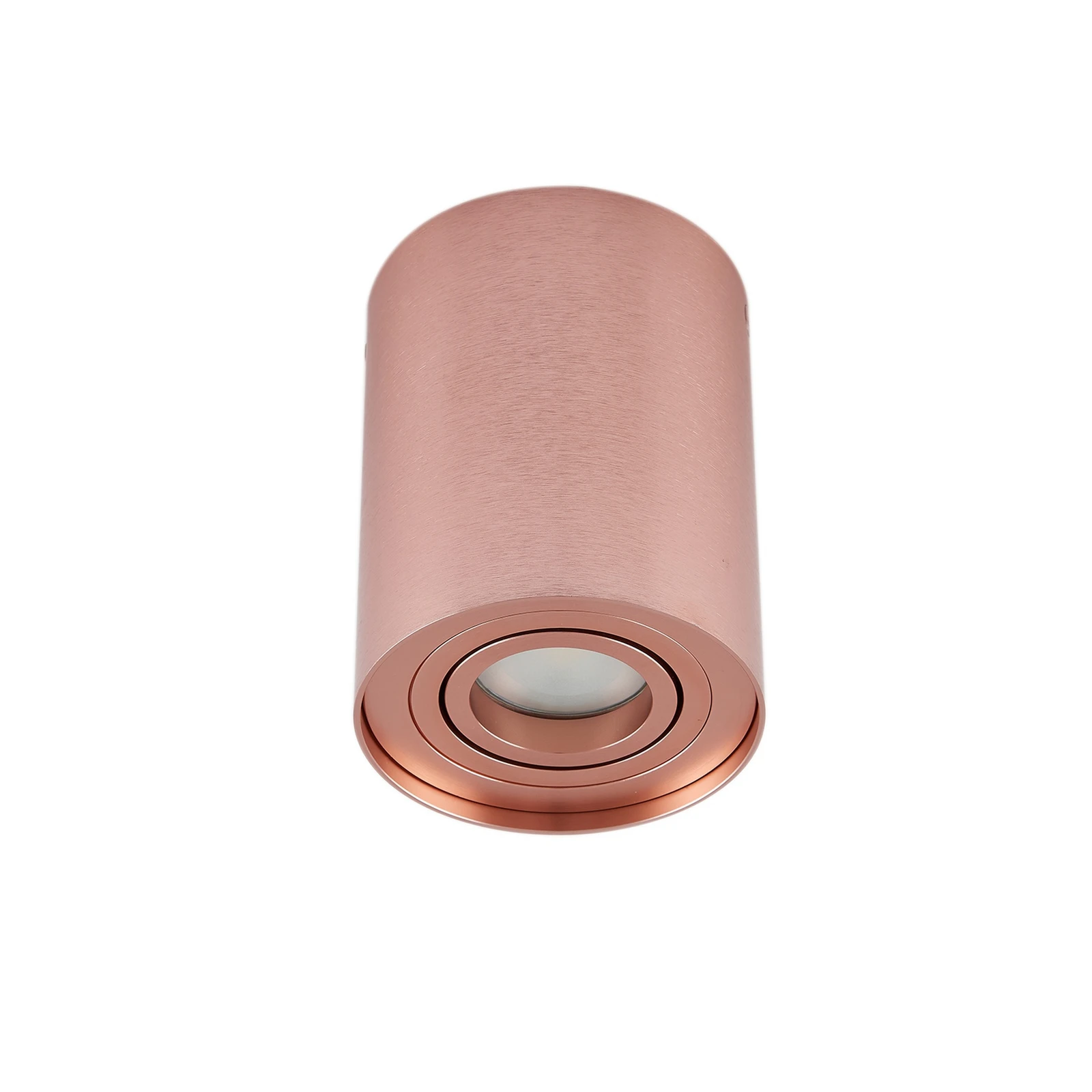 Arcchio plafondspot Jolina, rond, koper, 13 cm, metaal