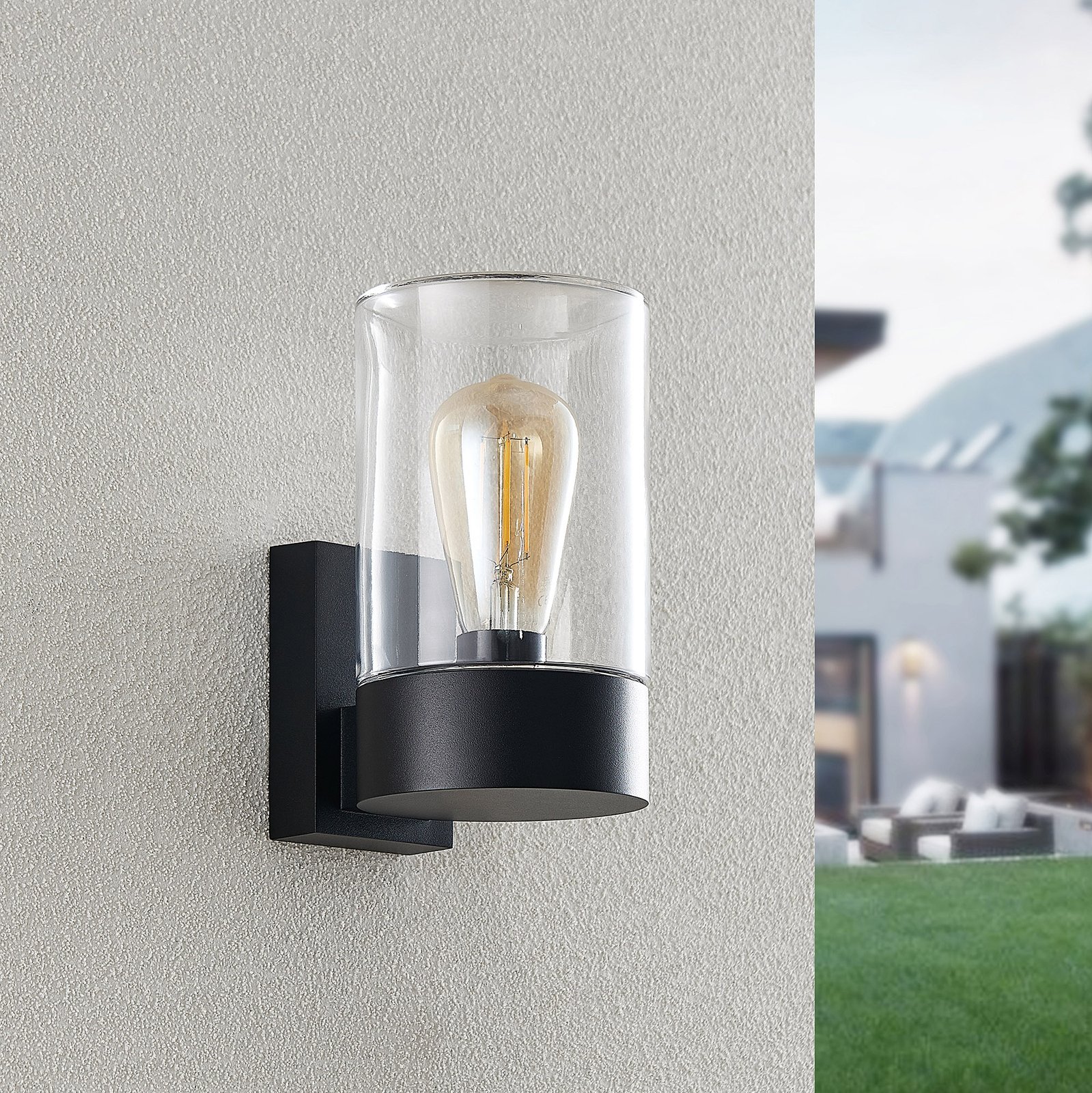 Liljana Outdoor Wall Lamp IP65 Black - Arcchio