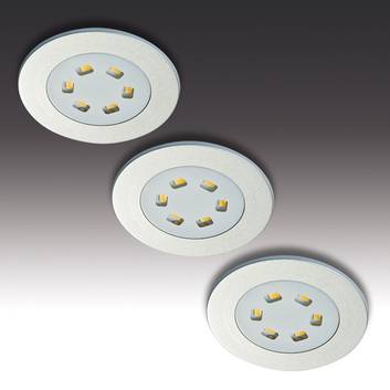 3dels-set LED-inbyggnadslampa R 55