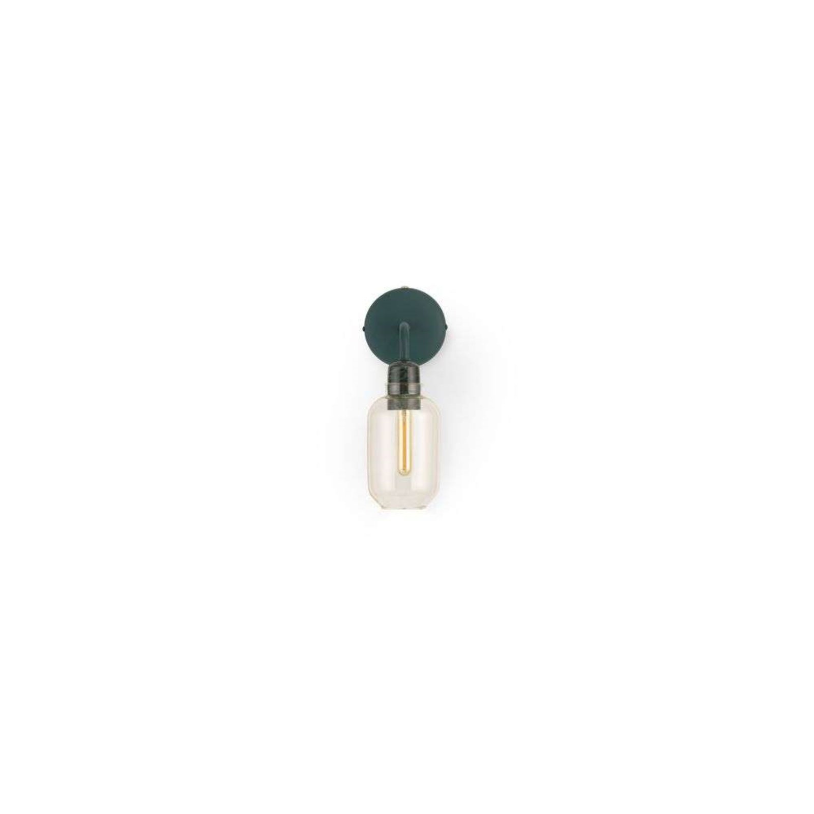 Amp Wall Lamp Gold/Green - Normann Copenhagen