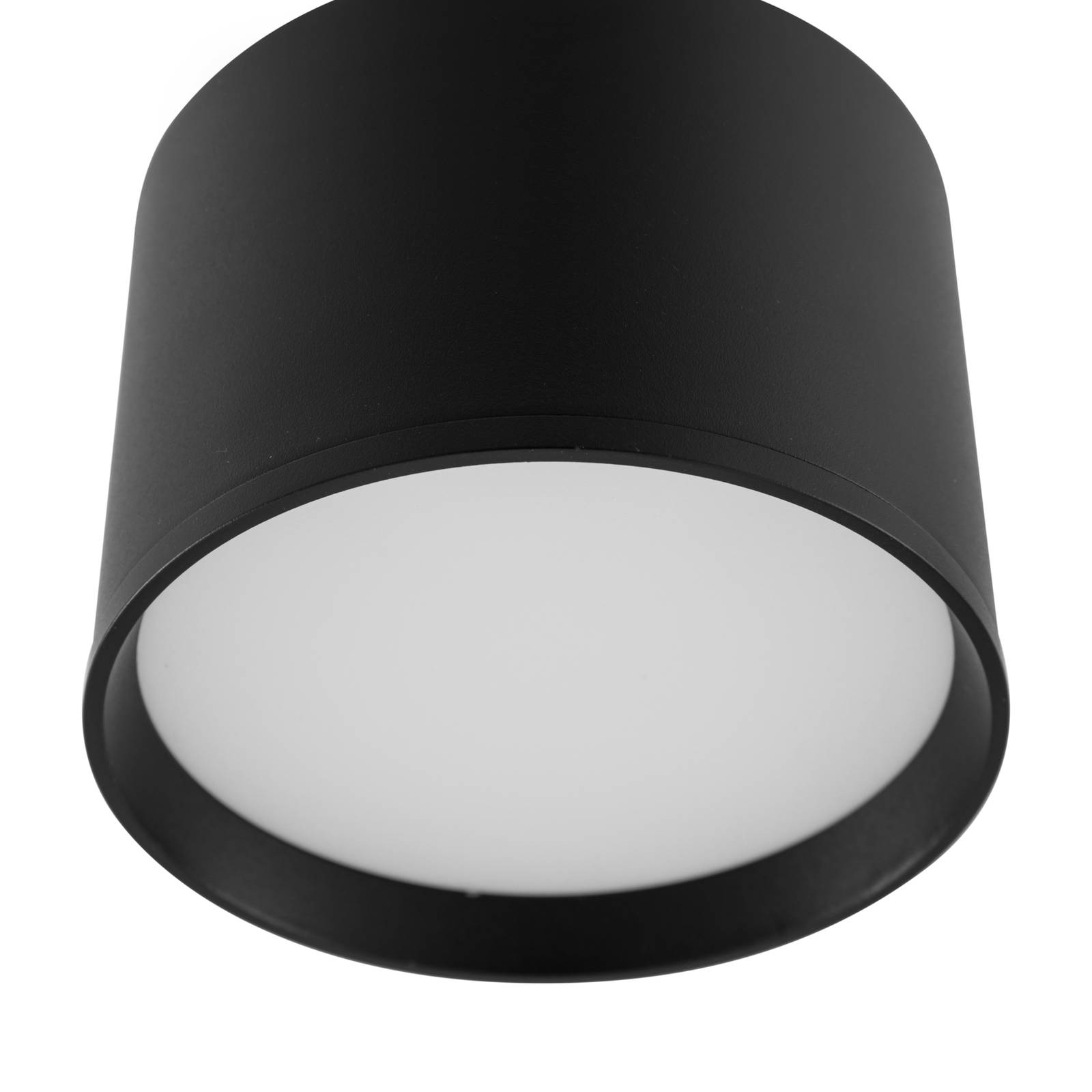 Reflektor LED Lindby Nivoria, Ø 12 cm, 15 W, czarny, metalowy