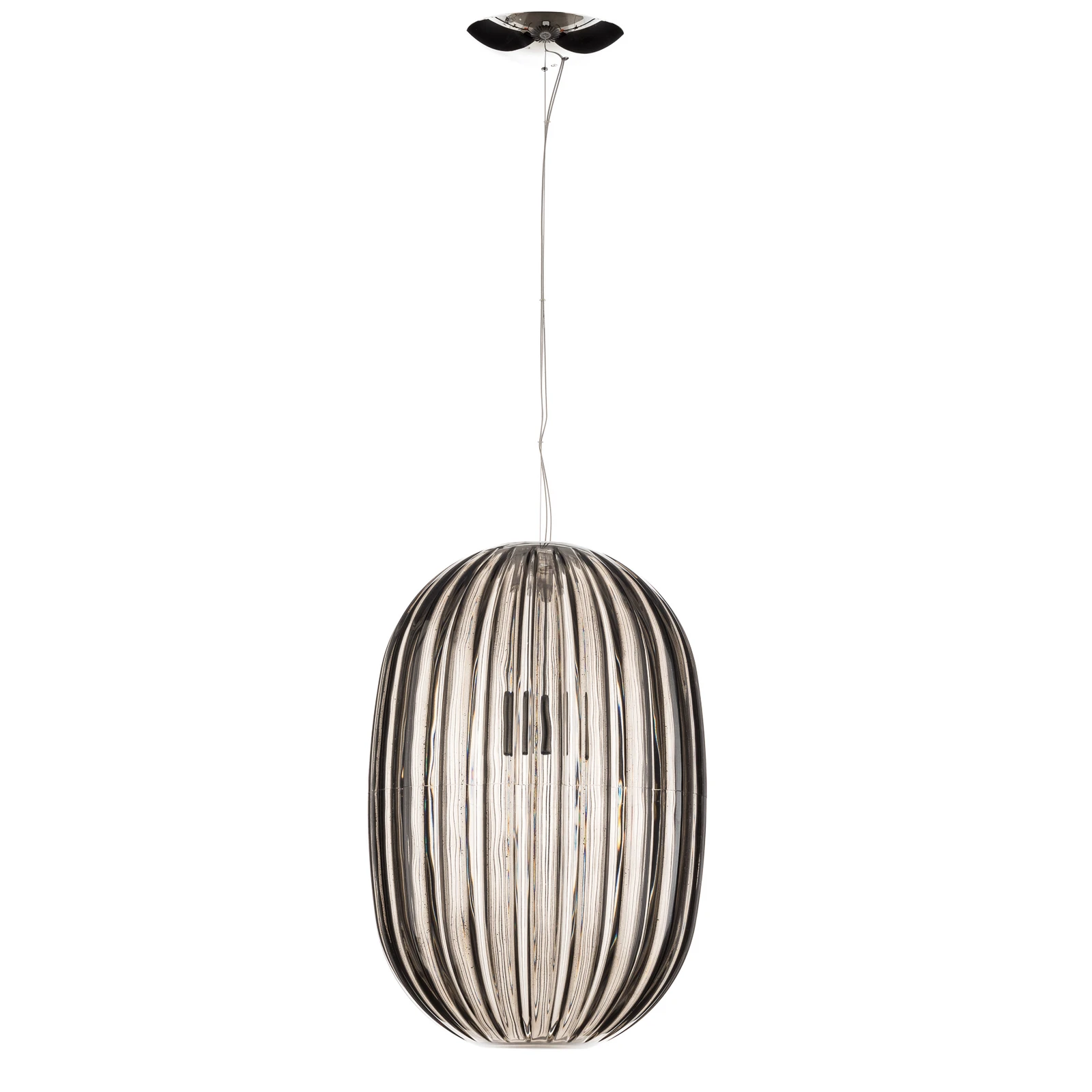 Foscarini Plass media κρεμαστό φωτιστικό E27, γκρι