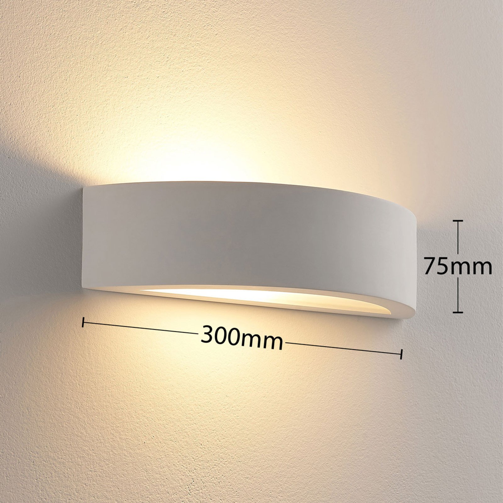 Aurel Wall Lamp White - Lindby