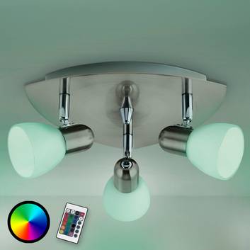 Loftlampe Enea-C LED RGBW tre lyskilder