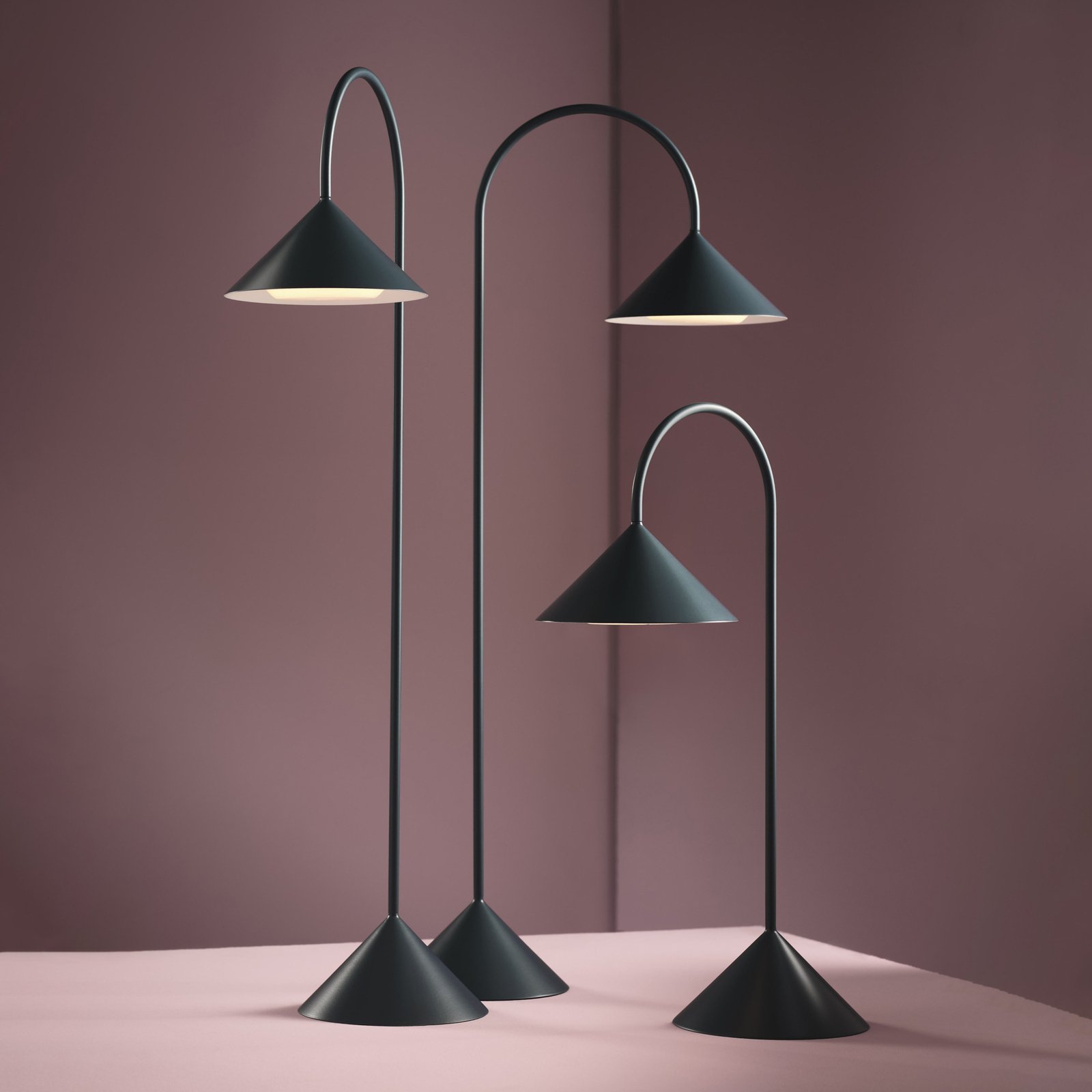 Grasp Portable Lampadaire H72 Matt Petroleum - Frandsen