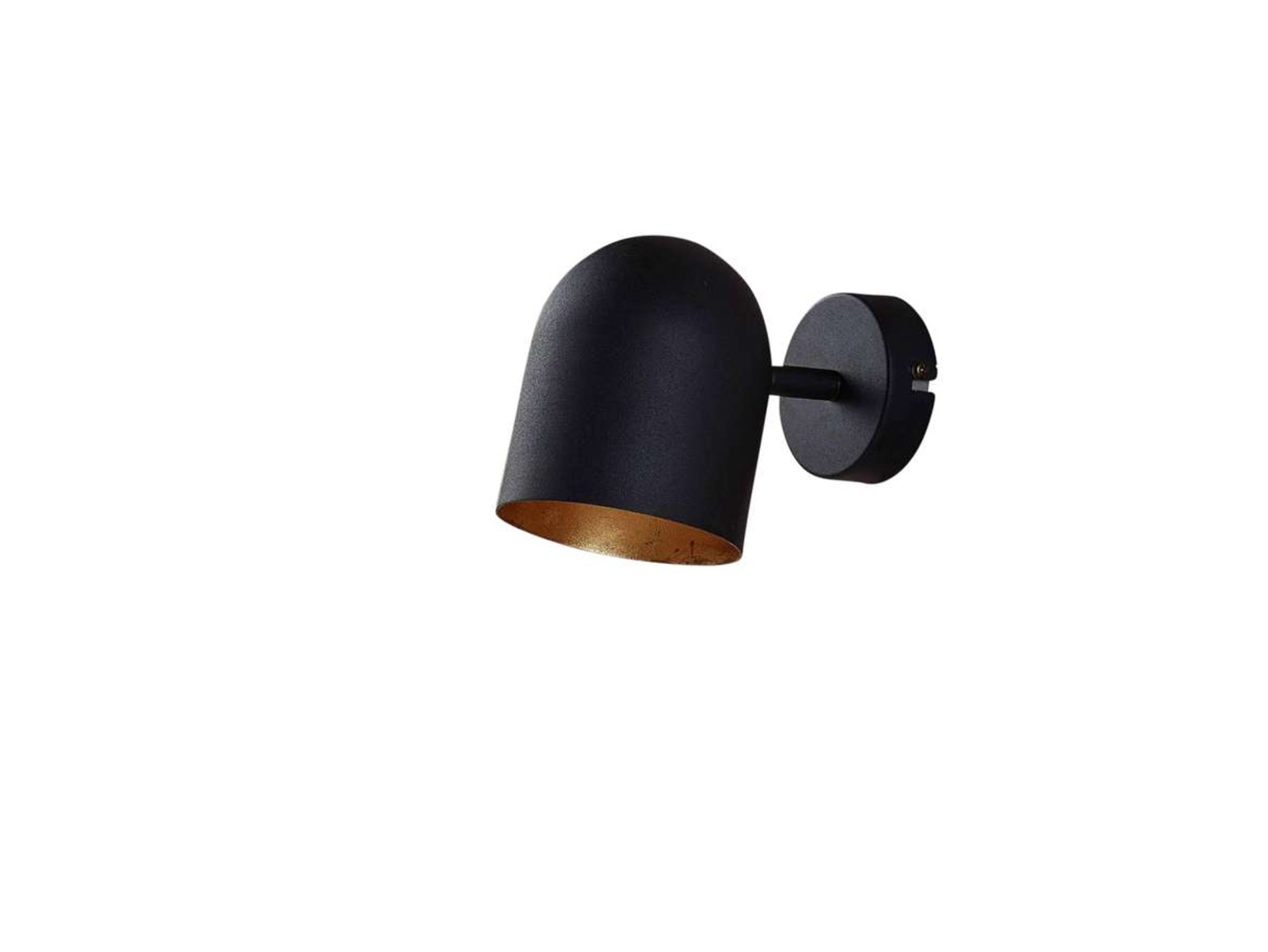 Morik LED Fali Lámpa Black/Gold - Lindby