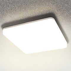 Pronto LED-loftlampe, kantet, 33 x 33 cm